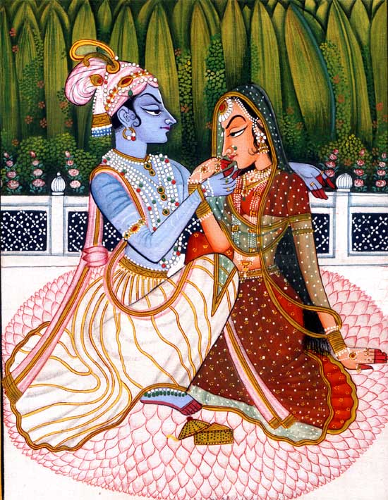 Unknown Artist, India - Krishna And Radha